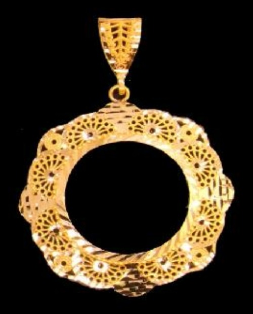 21K Gold Coins Frame